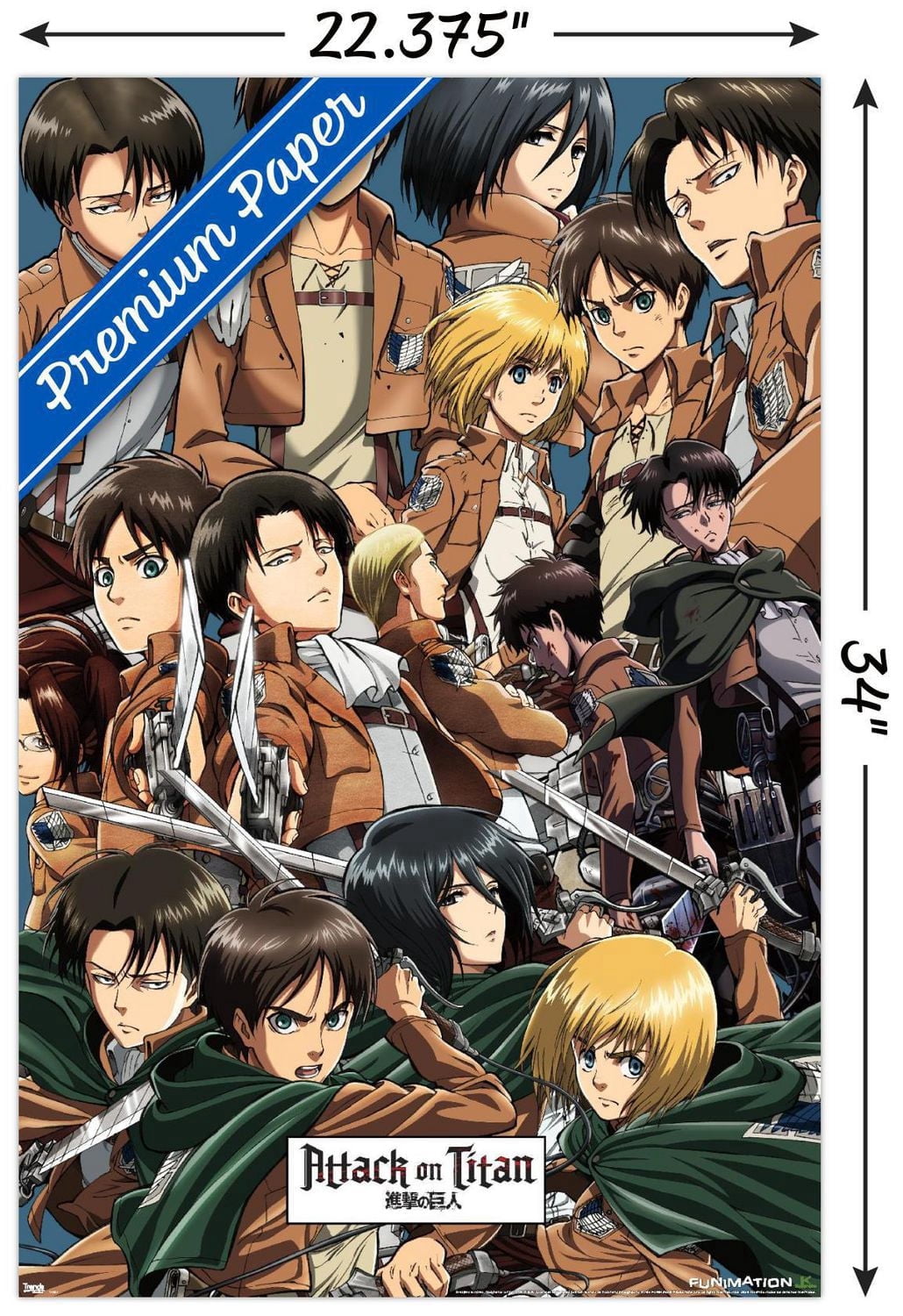 Attack on Titan - Collage Wall Poster