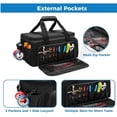 thumbnail image 4 of Caja De Herramientas Con Asa Y Cremallera, Bolsa Organizadora Para Almacenamiento De Herramientas De Tela Oxford Portátil De Gran Capacidad Para Electricistas Y Carpinteros, 4 of 7