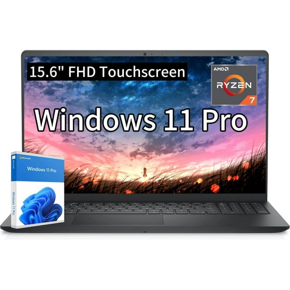 Dell Inspiron 3535 Touch-Screen Laptop | 16GB RAM | 1TB SSD | AMD Ryzen 7-7730U CPU | 15.6" FHD (1920 x 1080) Touch Display | Long Battery Life | Windows 11 Pro