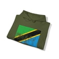 thumbnail image 4 of Tanzania Tanzanian Flag Pride Hoodie, Gifts, Hooded Sweatshirt, 4 of 4