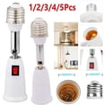 thumbnail image 3 of Light Socket Extender E26/E27 Splitter Socket Adapter Light Bulb Holder Adapter, 3 of 16