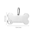 thumbnail image 2 of Weiweiguan 1 Set Puppy Dog Name Tags Anti-lost Engraved Pet Dog Collar Accessories, 2 of 6