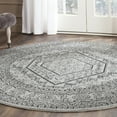 thumbnail image 4 of Safavieh Adirondack Xavier Oriental Area Rug, Silver/Black, 4' x 4' Round, 4 of 11