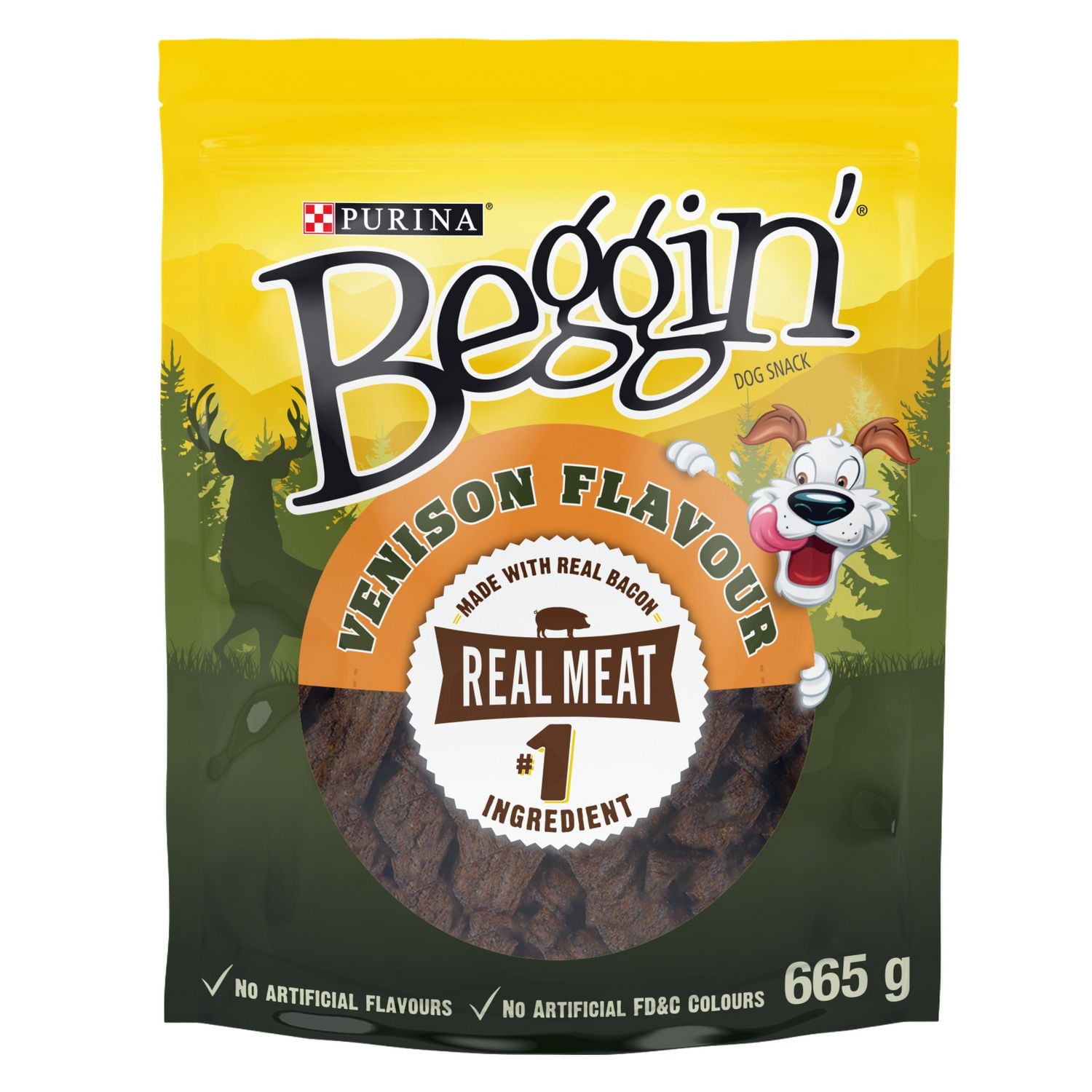 Beggin' Tender Snack Venison, Soft Dog Treats, 155-963 g