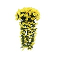 thumbnail image 2 of Kcavykas Decorative Plastic Flowers Decoration Bunches of Artifical Violet Bracketplant Hanging Garland Flower Traling 2PC UV Resistant Room Decor Home Decor, 2 of 3