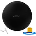 thumbnail image 1 of Pelota de ejercicio Fitvids, antideslizante, antideslizante, 2000 libras, negra, 1 of 7