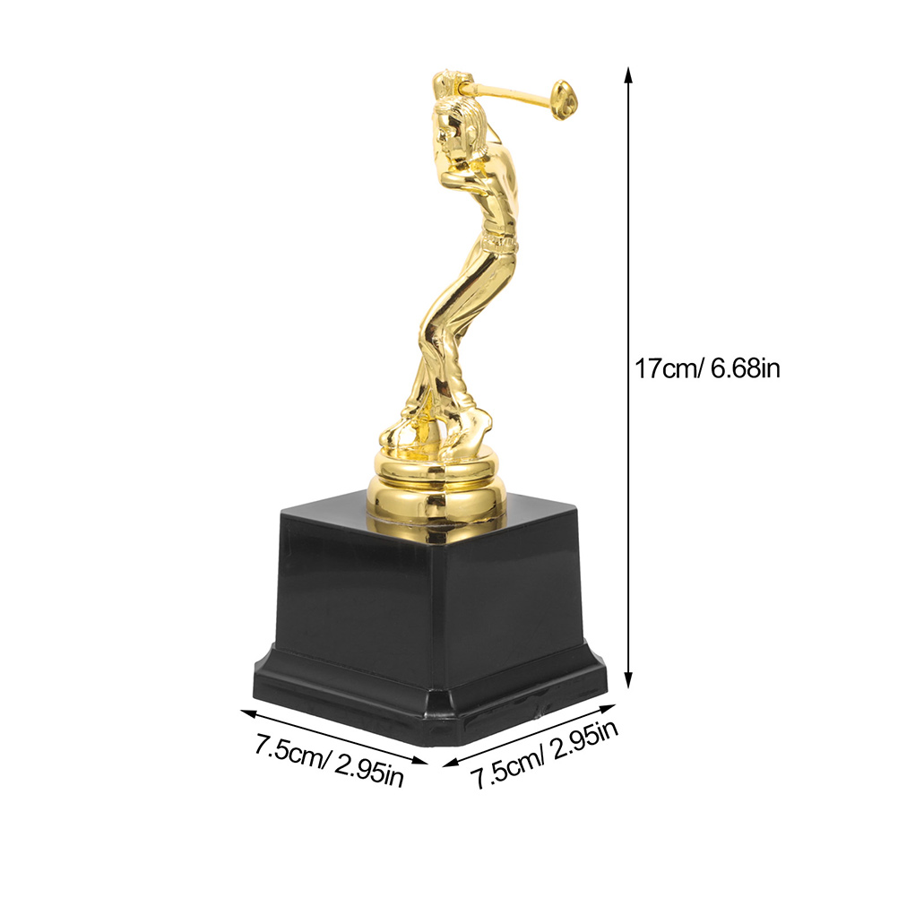 WRISTBIQUE 2-Pack Plastic Golf Trophy Cups - Awards, Party Prizes, and Celebration Decorations