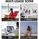 thumbnail image 3 of Mini Portable Car FanQuiet Fan 360 RotationUSB Leafless Fan 4 Speeds for Camping, Office, Sports or Baby Stroller (White), 3 of 5