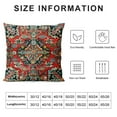 thumbnail image 5 of Creowell Pillow Cover Red Western  Tribal Throw Pillow Case Moroccan Home Decor for Sofa Couch Bed Decorative Gift, 5 of 5
