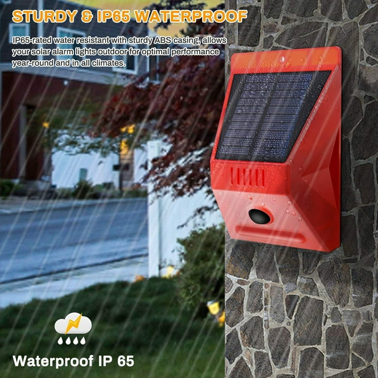Security lights 2024 with alarm