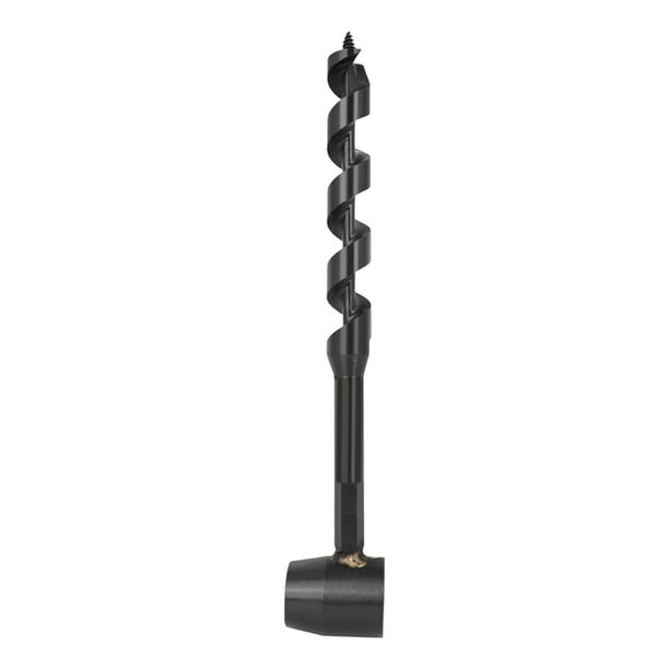 Broca de barrena de acero al carbono manual, duradera, resistente, multiusos, para carpintería. 19 cm-26 cm