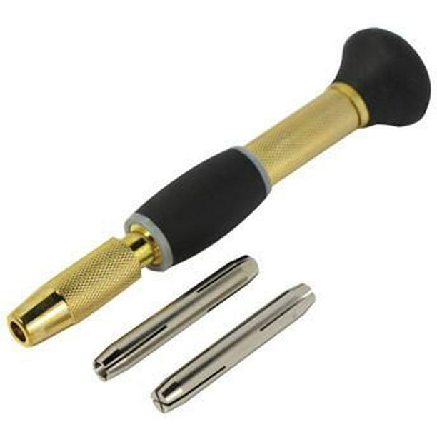 Brass Body Pin Vise Tool Pinvise Vice Mini Miniature Hand Drill Wire
