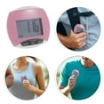 thumbnail image 1 of OULII Accurate Step Counter Simple Step Counter For Walking Pink Abs 1Pcs For Hiking, 1 of 6