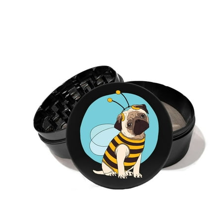 Bubble Bee Costume Sad Pug Dog Pet - UV Printed Grinder