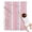 Pink and Green, variant on Pink and Green Striped Pattern Blanket,Comfortable Soft Flannel Throw Blanket,All Season,Warm Lightweight Blankets for Sofa Bed Couch Living Room Chair,30"x40"