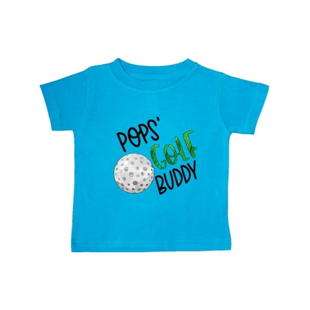 

Inktastic Pops Golf Buddy with Golf Ball Gift Baby Boy or Baby Girl T-Shirt