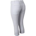 thumbnail image 4 of Wire2wire Women's Tournament Knicker Fastpitch Softball Pant White L, 4 of 9