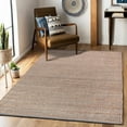 thumbnail image 3 of Delara Dark Grey 8' X 10' Handwoven Jute and Cotton Area Rug, Flatweave, Farmhouse Style, 3 of 9