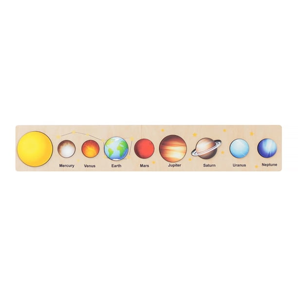 Vogacara Juguete educativo de para padres e hijos, juguetes temáticos espaciales, planetas preescolares, entrenamiento, aprendizaje, juguete para Type2 NO2 Vogacara FN009832-03