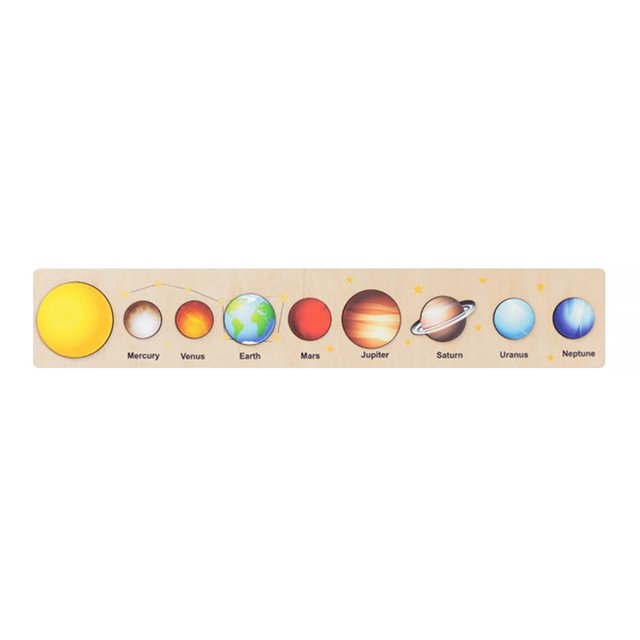 Vogacara Juguete educativo de para padres e hijos, juguetes temáticos espaciales, planetas preescolares, entrenamiento, aprendizaje, juguete para Type2 NO2 Vogacara FN009832-03