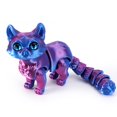 thumbnail image 1 of Figura de juguete QINGMIAO con estampado 3D de gato articulado de 15 x 9 cm, 1 of 6