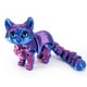 thumbnail image 1 of Figura de juguete QINGMIAO con estampado 3D de gato articulado de 15 x 9 cm, 1 of 6