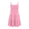 thumbnail image 3 of eczipvz Girls Easter Dress Maxi Summer Short Flutter Sleeve Casual Dress for 3-14 Y Pink,4-5 Years, 3 of 6