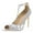 Silver Glitter, variant on Jewel Badgley Mischka Womens Conroy Glitter Stilettos Dress Sandals