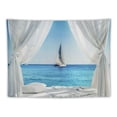 thumbnail image 5 of Orinice Sailboat Tapestry Wall Hanging Unique Style Graphic Tapestries Home Wall Decor Art for Living Room Bedroom Apartment Farmhouse Dorm 60x50inch, 5 of 6
