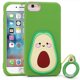 thumbnail image 3 of Funda de silicona suave con forma de aguacate, diseño 3D divertido, protección total, a prueba de golpes, para niñas, niños y mujeres (iPhone 11), 3 of 5