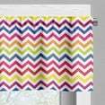 thumbnail image 3 of Ambesonne Colorful Valance Pack of 2, Rainbow Chevron Fun, 54"X12", Multicolor, 3 of 5