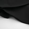 thumbnail image 4 of Tfken Summer Skirts For Women Solid Color Elastic Waist Mini Skirts Fashion Daily Wear Female Classic Clothes Black, 4 of 7