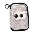 thumbnail image 2 of Cute Mesh Makeup Pouch, Waterproof Cosmetic Bag, Portable Travel Case, Separate Compartments and Built In Key Ring for Lipstick Storage, Beauty Travel, and Daily Organization., 2 of 6