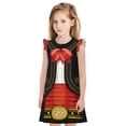thumbnail image 1 of Balery CHARRO SUIT Camisón de princesa para niñas, pijama de algodón con mangas abullonadas, suave y bonito.-Large, 1 of 6