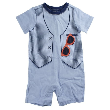 

First Impressions Baby Boys Vest & Glasses Romper Bluebelle 3-6 Months