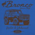 thumbnail image 3 of Ford Bronco Wild and Untamed Since 1966 T-Shirt Vintage Off-Road 4x4 Adventure Retro Truck Licensed Women's Tee, 3 of 7