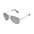 thumbnail image 2 of Panama Jack Men's Aviator Everyday Sunglasses Silver, 2 of 8