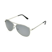 Panama Jack Mens Aviator Everyday Sunglasses Silver
