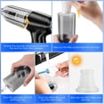 thumbnail image 6 of Kivdit Car Handheld Vacuum Cleaner, 12000Pa Portable 3 in 1 Cordless Air Duster & Air Blower & Pump Mini Dust Vacuum with 4000mAh Battery, Multi-Nozzles for Car Home Office, 6 of 9