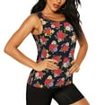 thumbnail image 2 of Sigee Red Rose Flower for Women's Workout Tank Top,Running Tank Tops,Sleeveless Gym Clothes, 2 of 8