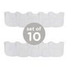Neat Solutions Cotton Polyester Feeding Baby Bib, 10pk Unisex