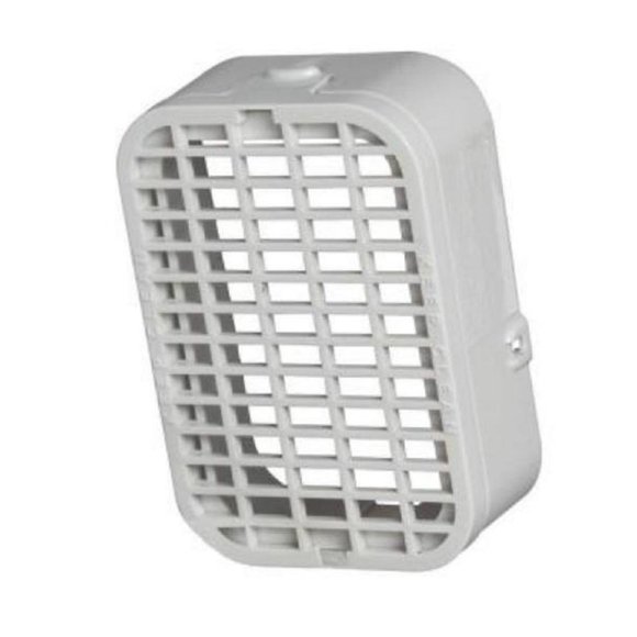 Vinilo blanco Rodent Guard Amerimax de 2 x 3 cm para bajante