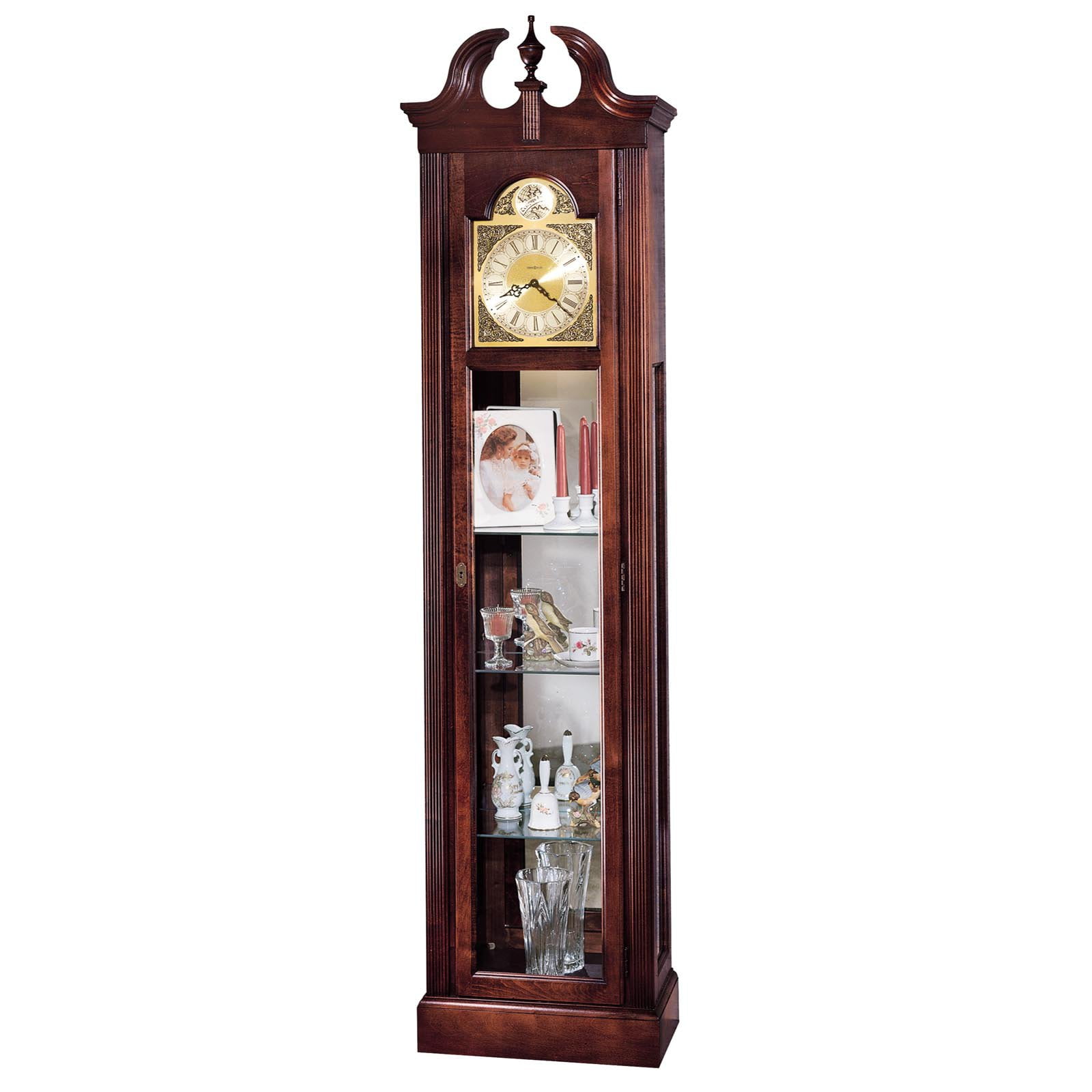 Howard Miller Cherish Curio Grandfather Clock - Walmart ...