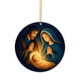 thumbnail image 2 of Colgantes de acrílico, decoraciones navideñas, adornos navideños planos, adornos para el hogar, adornos para el coche, decoraciones colgantes, decoraciones de jardín, decoraciones navideñas, decoracio, 2 of 6