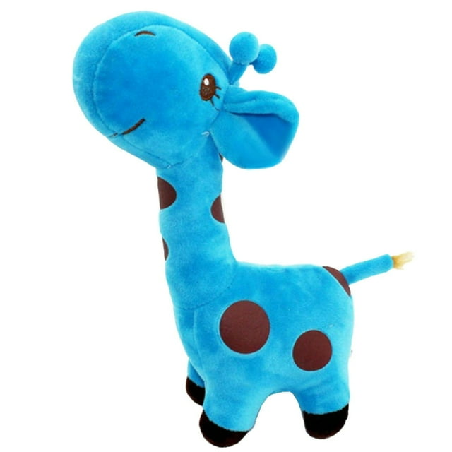 EASTIN Stuffed Toy Skin-friendly Soild Color Cartoon Animal Giraffe Shape Stuffed Animal Plush Toy for Kid