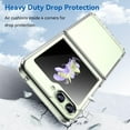 thumbnail image 5 of Dteck for Samsung Galaxy Z Flip 5 Case with Small Screen Protector & Camera Lens Protector, Anti-Yellowing Crystal Clear Shockproof Phone Case for Samsung Galaxy Z Flip5 5G, Transparent, 5 of 5