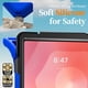 thumbnail image 4 of Funda para Samsung Galaxy Tab S11 Ultra (14,6 Pulgadas) Modelo 2025 (SM-X930/SM-X936B), Funda Protectora a Prueba de Golpes para Niños con Portalápices, Correa de Mano y Soporte Giratorios 360, 4 of 9