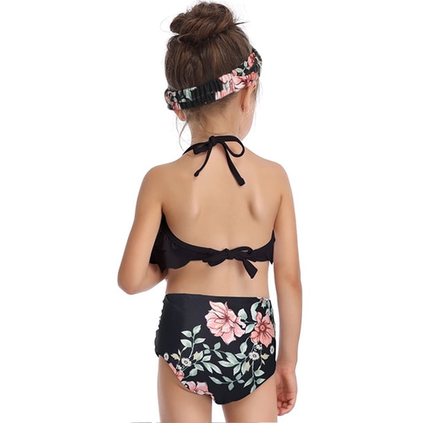 スイミングガール CAICJ98 Girls Swimsuit Summer Set Strap Swimsuit Swimwear Bathing
