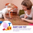 thumbnail image 4 of Coche de juguete con control remoto para aprendizaje temprano, divertido coche con globo, juguete creativo, coche de inercia, juguete para niños, niñas y bebés (amarillo), 4 of 7