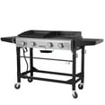 thumbnail image 3 of Royal Gourmet GD401C CR6008 22" Premium 4-Burner 48000-BTU Folding Gas Grill and Griddle With Cover, 3 of 7